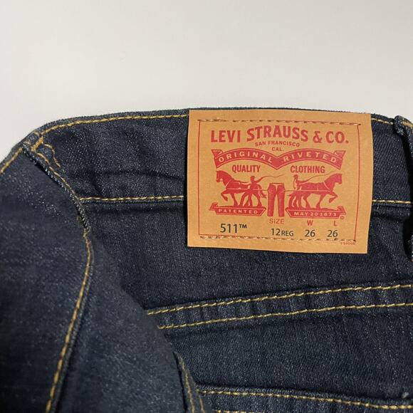 Levi's 511 Dark Wash Skinny Jeans - Picture 2 of 6